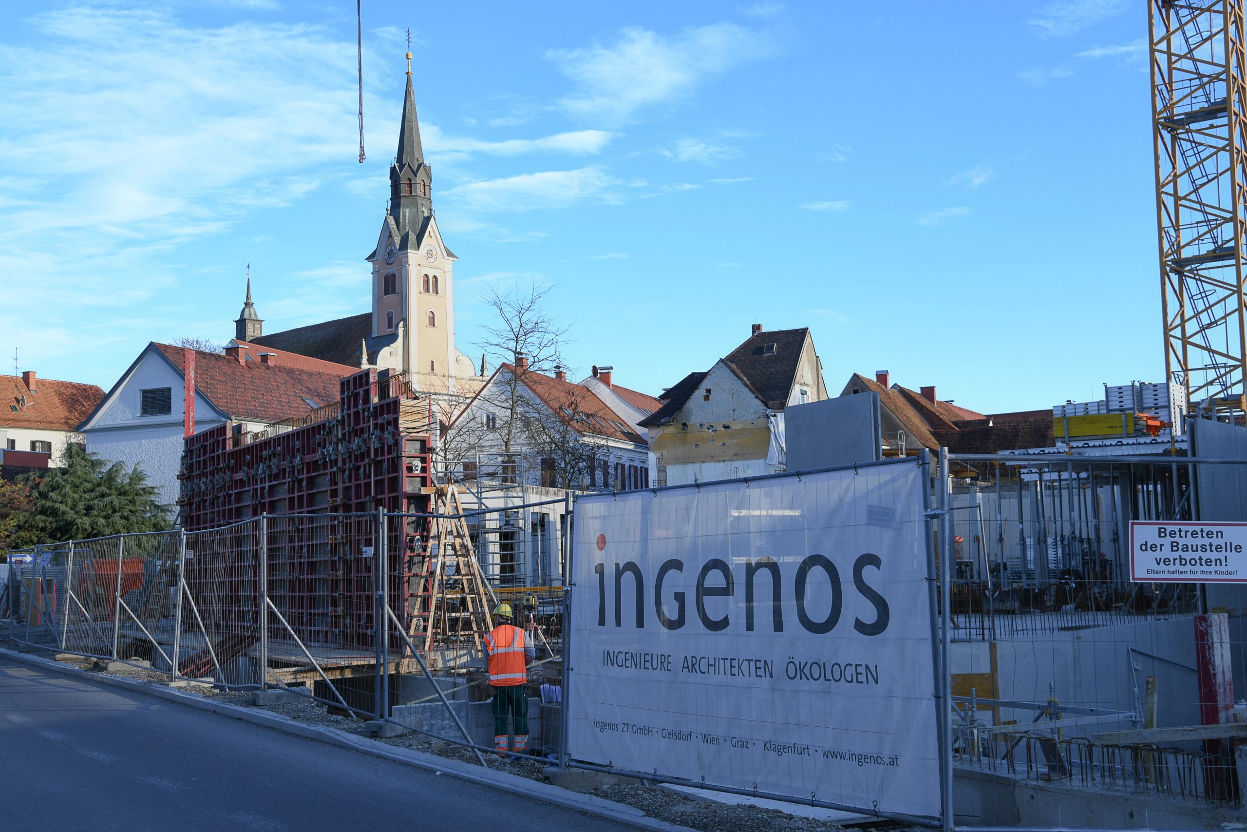 Baustelle Müller Drogerie – Gleisdorf